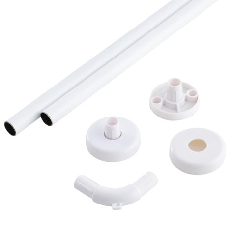 Set Angular Plastificado 19 Mm Para Ducha 80 X 80 Cm-1