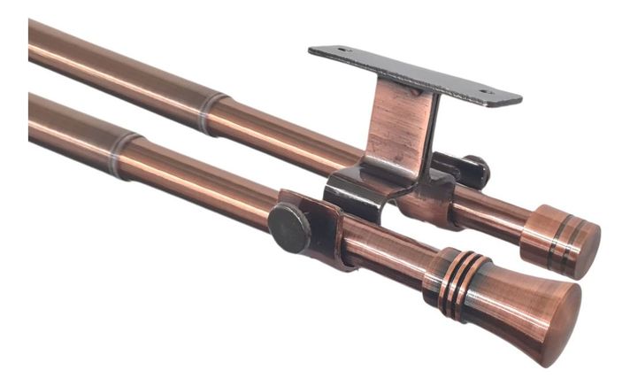 Set Extensible Techo 120-210 Cm Color Cobre Terminal Cónico-0