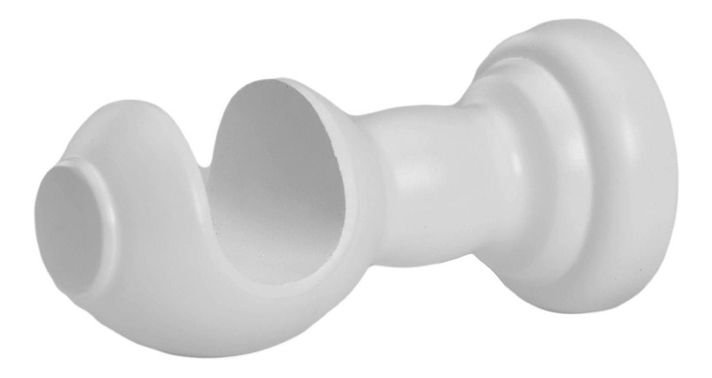 Set Simple De Madera Blanco 2.00 Mt Terminal Bola-1