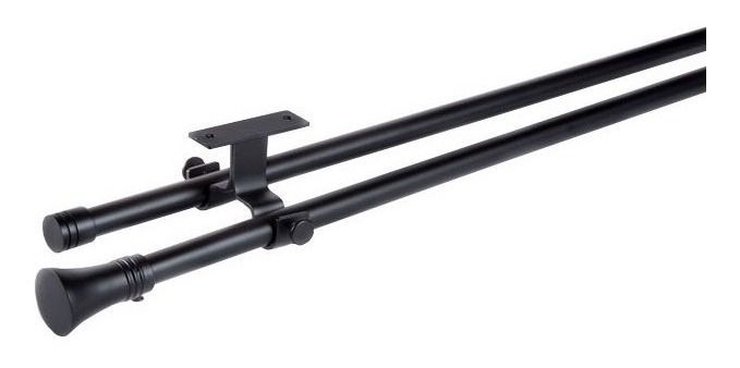Set Extensible Techo 120-210 Cm Color Negro Terminal Cónico-1