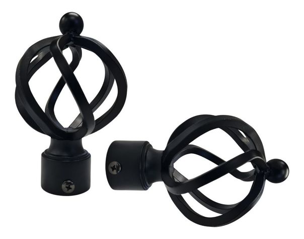 Pack 2 Unidades Terminal Bola Alambre Negro 19 Mm-0