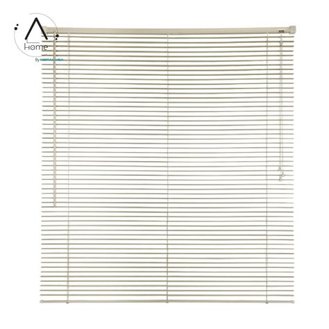 Persiana Veneciana Pvc 25MM 120X165 Cm Manual Beige-6
