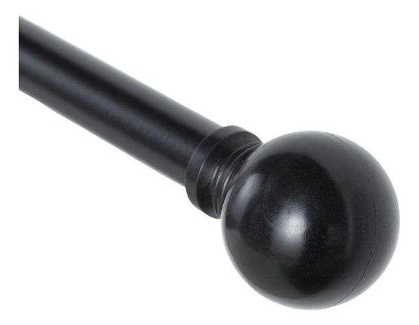 Set Doble Extensible 200-250 Cm Color Negro Terminal Bola-3