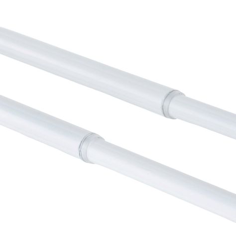 Set Doble Extensible 200-250 Cm Color Blanco Terminal Bola-3