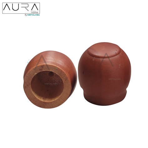 Set Simple de Madera Chocolate 19 MM X 1.50 Mt Terminal Bola-6