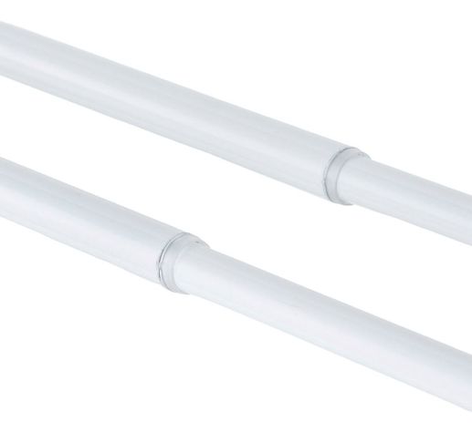 Set Doble Extensible 120-200 Cm Color Blanco Terminal Prisma-2