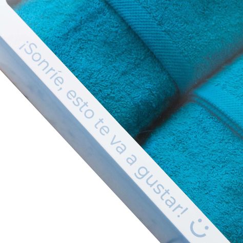 Box de 2 Toallas 550gr 70x140/45x90cm Turquesa-2