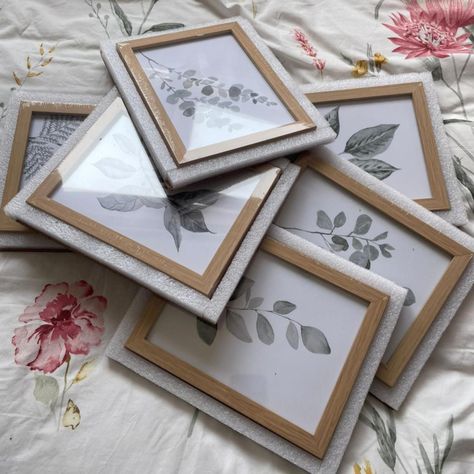 Set 6 Cuadros decorativos Botánico leaf-4