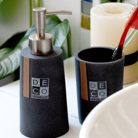 Dispensador de jabón Gris-2