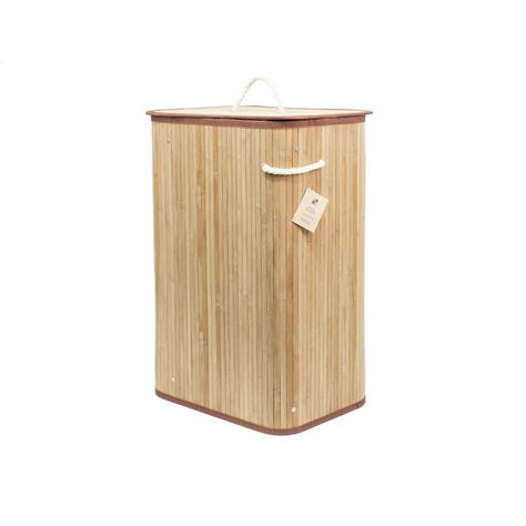Cesto Ropa Bambú-1