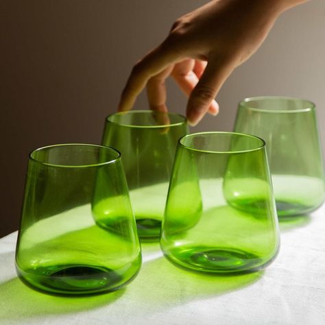 Set 6 Vasos Valeria verde-1