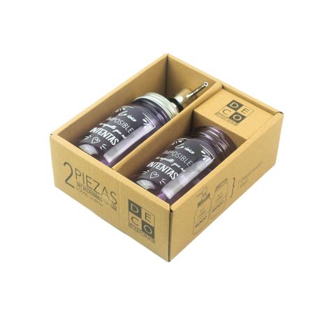 Set Dispensador y Vaso Vintage-1