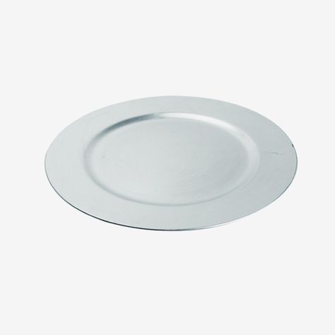 Plato Base Plateado Set 4 Pzs-1