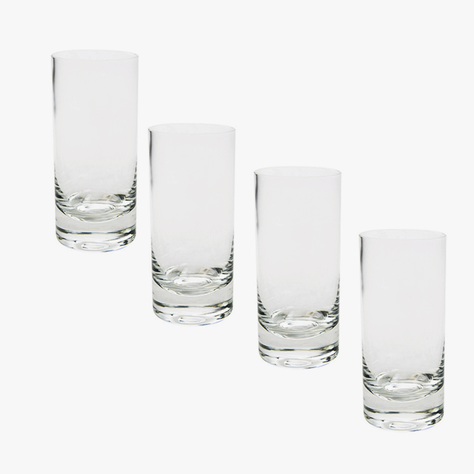 Set 4 Vasos Venecia Alto Transparentes-1