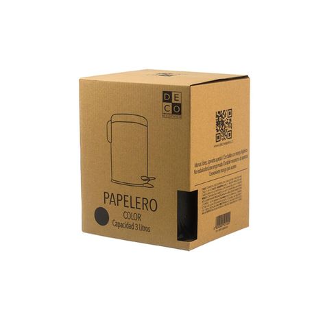Papelero 3LT Negro-4