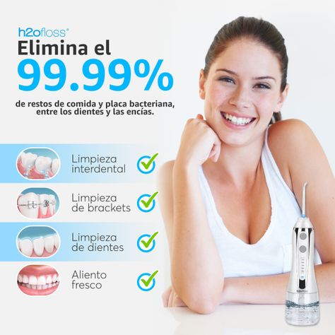 Irrigador Dental Limpieza Bucal H2ofloss Irrigador Bucal-1