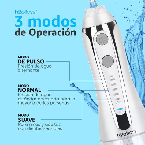 Irrigador Dental Limpieza Bucal H2ofloss Irrigador Bucal-2