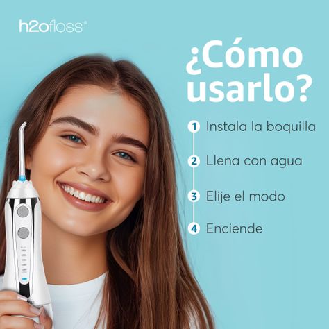 Irrigador Dental Limpieza Bucal H2ofloss Irrigador Bucal-7