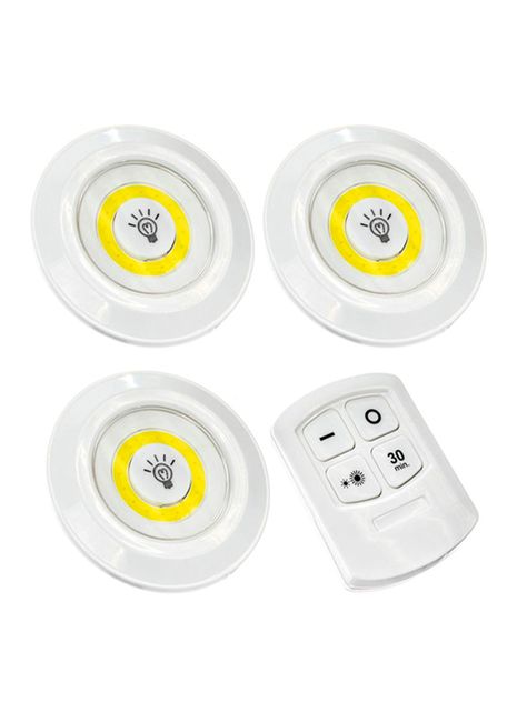 Set 3 focos led control remoto-0