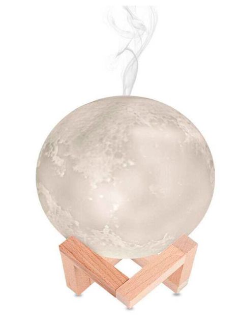 Lampara luna llena 3d con humidificador de aire-0
