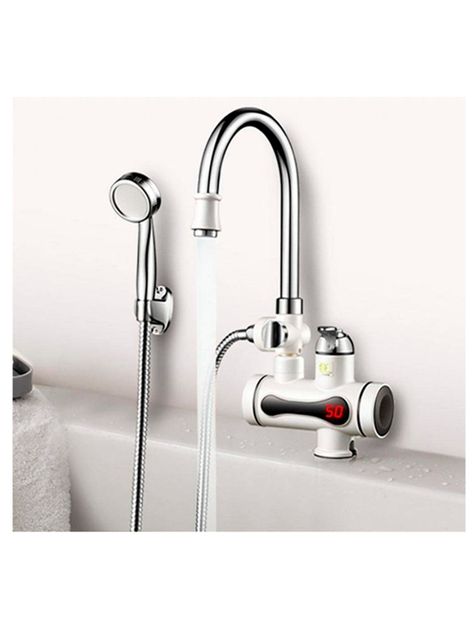 Llave con ducha calienta agua electrico-1