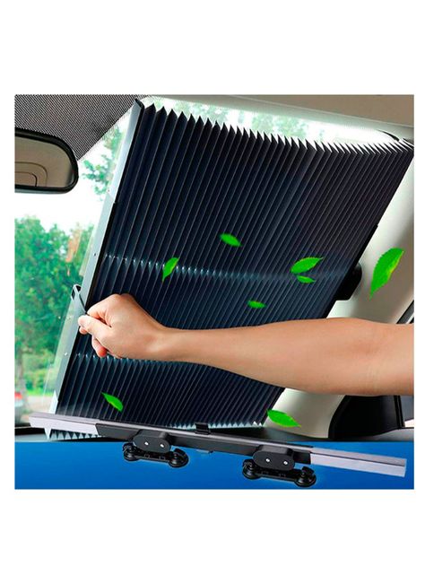 Cortina parasol parabrisas filtro uv retractil-1