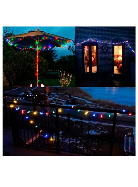 200 luces decorativas solar multicolor-2
