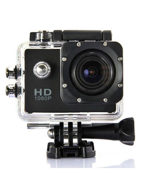 Camara deportiva sumergible 30 mts Negro-0