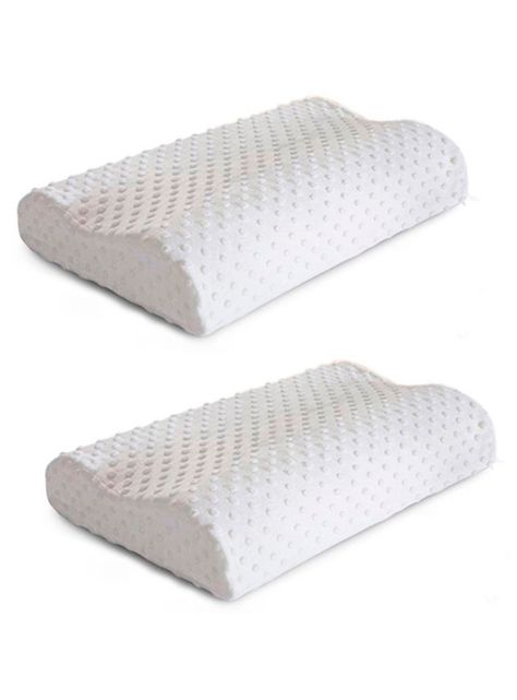 pack 2 almohadas vicoelastias con memoria-0