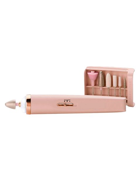 Set tornomanicure y decorador de uñas portatil-0
