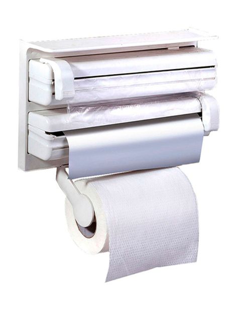 Porta rollo papel triple colgante-0
