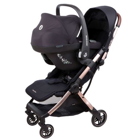 Coche Travel System Eva Black/ Cabriofix I-Size Maxi Cosi-4