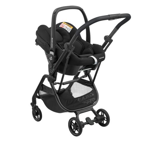Coche Travel System Leona 2 /Cabriofix Essential Black Maxi Cosi-2