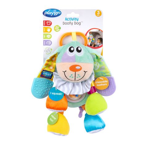 Colgante de Actividad Doofy Dog Verde Playgro-1