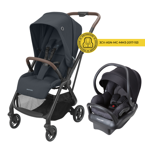 Coche Travel System Leona Essential Graphite Maxi Cosi-1