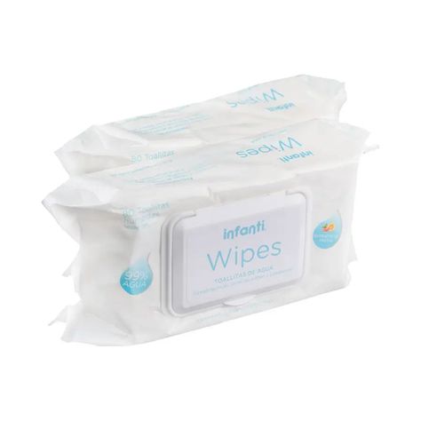 Toallita Humeda Water Wipes Pack 2X80 Un-3