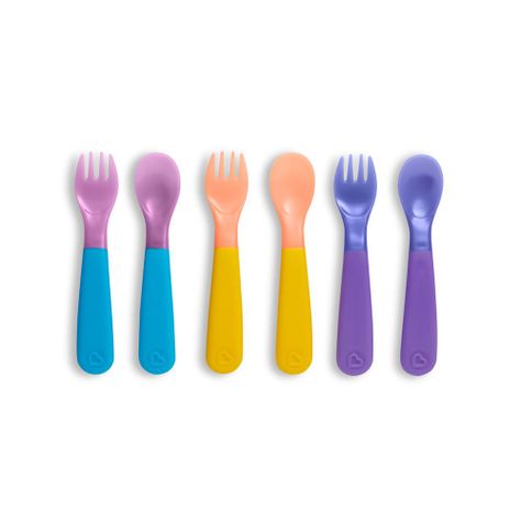 Set De Tenedor Y Cucharas Que Cambian De Color (6 Piezas) Munchkin-1