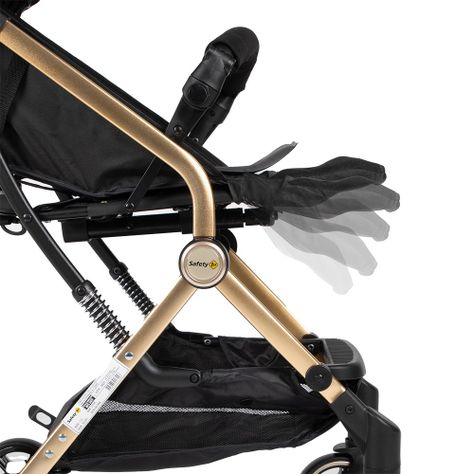 Coche Paseo Spark Golden Black Safety 1St-4