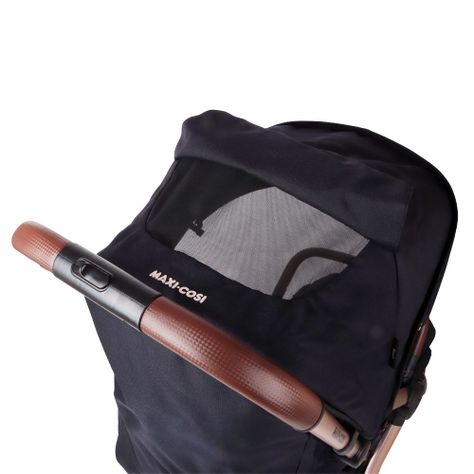 Coche Travel System Eva Black Champagne/ Cabriofix I-Size Maxi Cosi-5