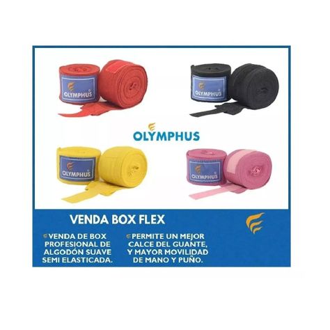 Vendas Boxeo Vendaje Box Kickboxing Mma Olymphus 5cm X 4,5mt-2
