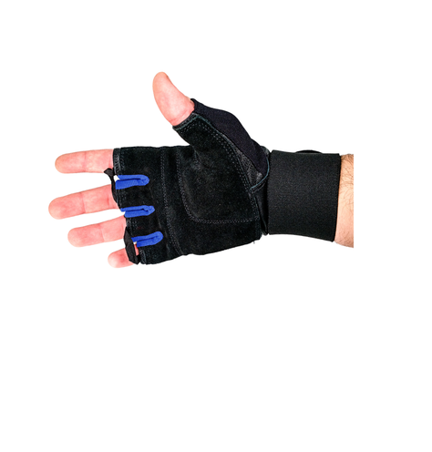 Guantes Gym Cuero Entrenamiento Pesas Fitness Muuk Reforzada-2