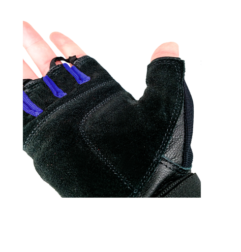 Guantes Gym Cuero Entrenamiento Pesas Fitness Muuk Reforzada-6
