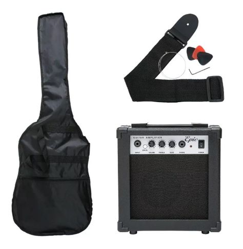 Pack Guitarra Eléctrica Epic 39 Set Amplificador Accesorios-3