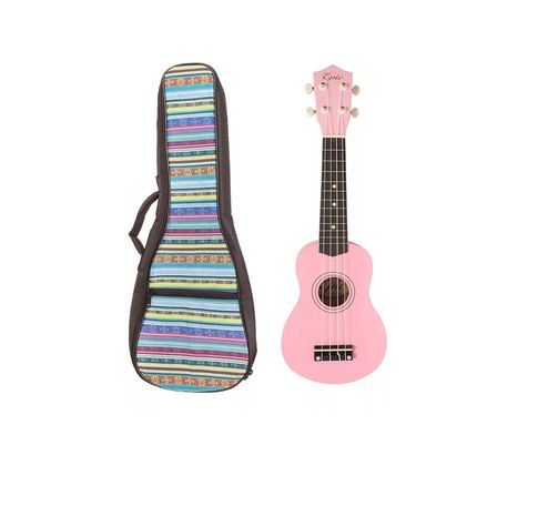 Ukelele Epic 21 Soprano Uk2101 Colores + Funda Estilo Maori-4