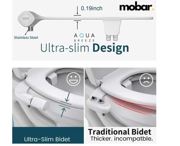 Bidet Para Wc Ducha Arabe Baño Inodoro Lavado aquabreeze-4