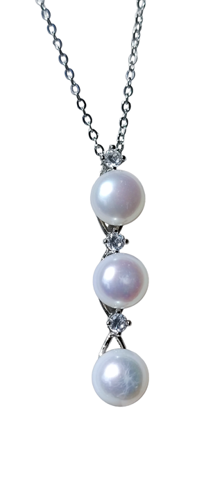 Collar Delta Acuario Perla-2