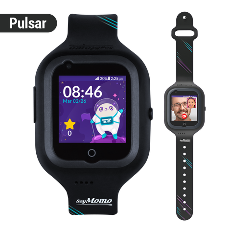 Reloj Smartwatch Soymomo Space 2.0 GPS Celular Negro-1