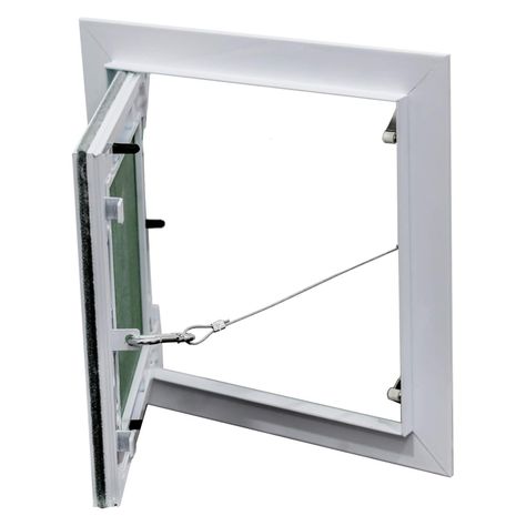 Tapa de Inspección con Banda Anti-polvo 600x600 Blanco 10 mm-0