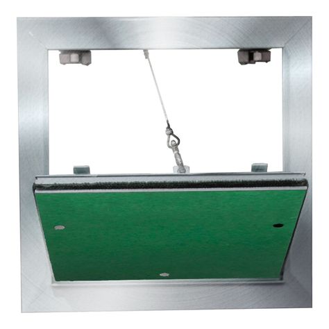 Tapa de Inspección con Banda Anti-polvo 200x200 Metalico 15 mm-2