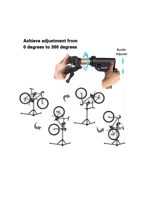 Atril Profesional 360º Mantención De Bicicleta Ajustable 2 Patas-6